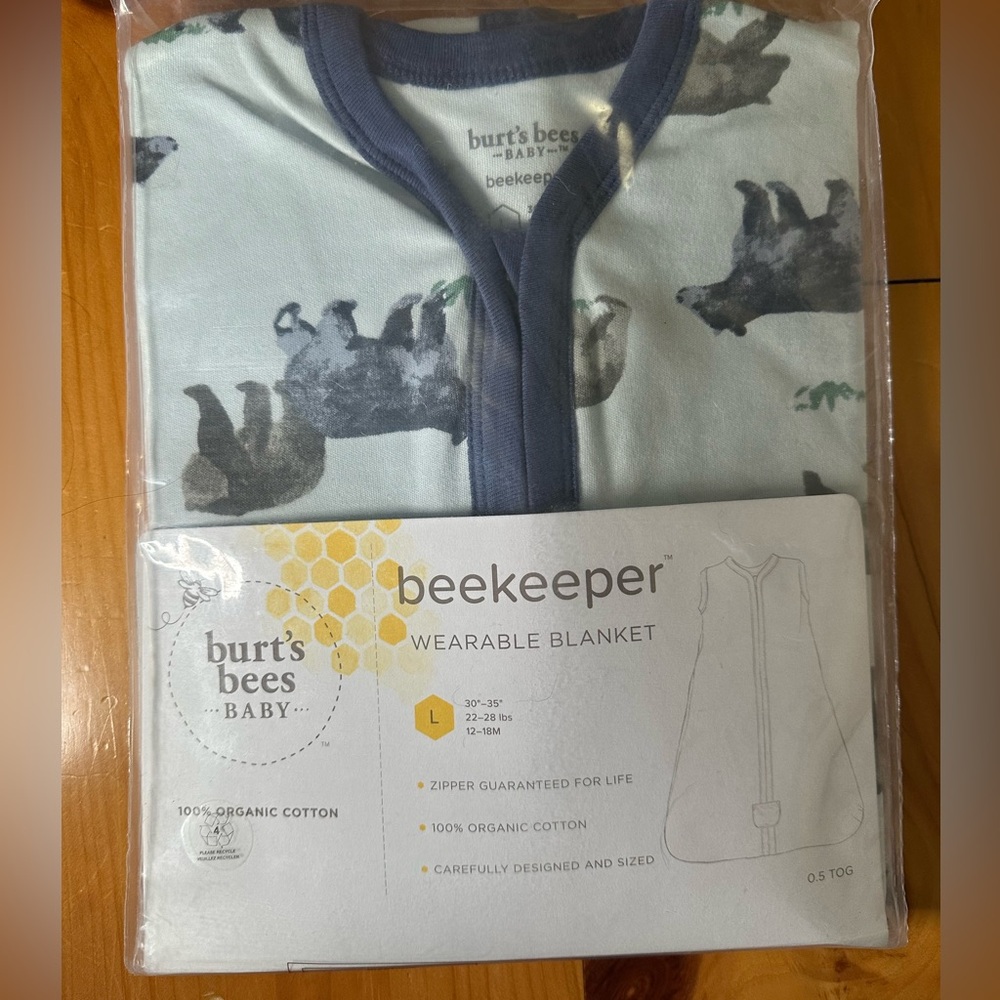 NWT summer sleepsack - Burt's Bees Baby Wearable Blanket - 0.5TOG